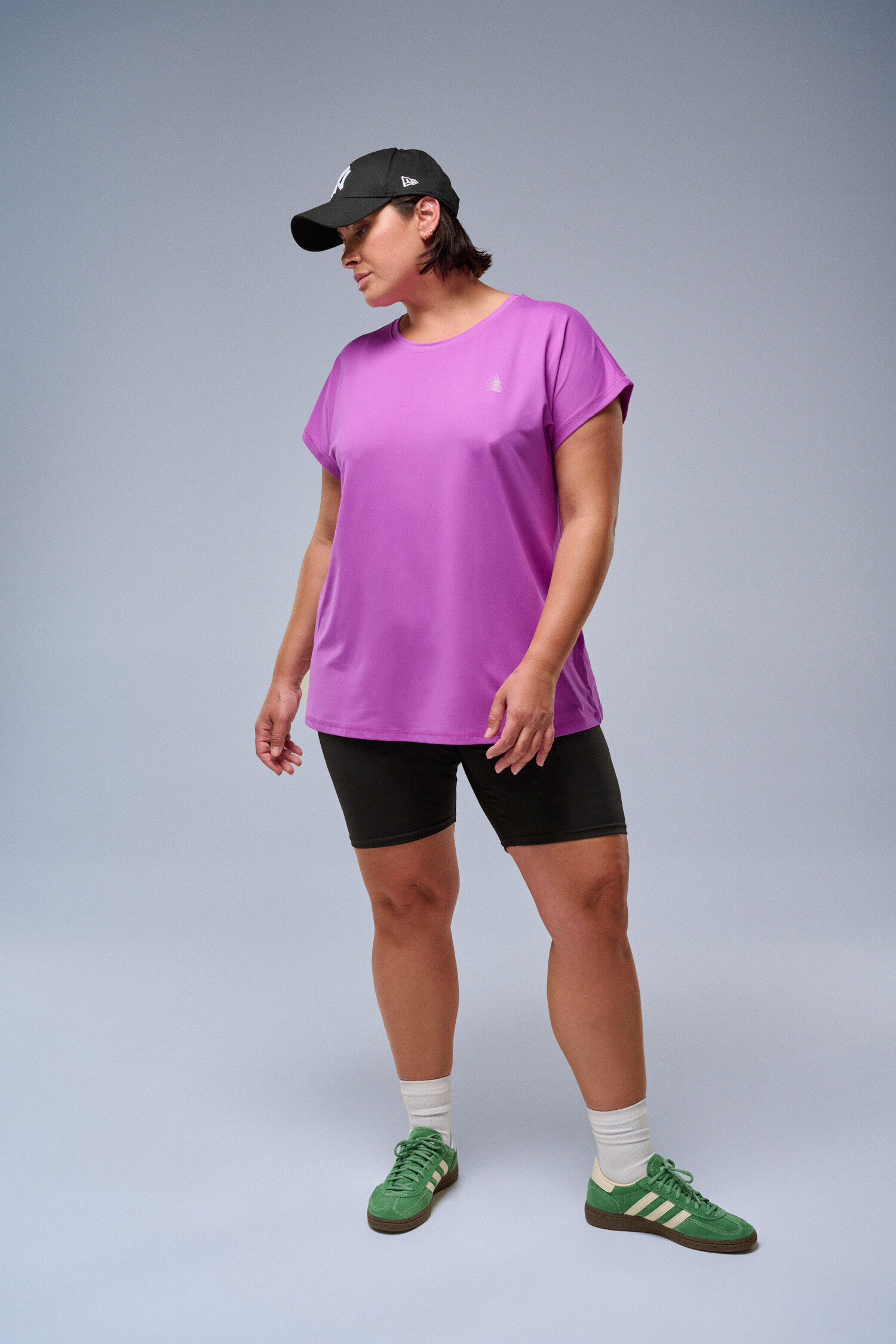 ZizziPaarse sport T-shirt, , Model
