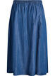Maxirok in lyocell met een denimlook, Blauw, Packshot image number 1
