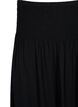 Maxi rok in viscose met smokwerk, Zwart, Packshot image number 2