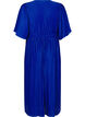 Robe midi pliss&eacute;e avec manches chauve-souris, Bleu, Packshot image number 1