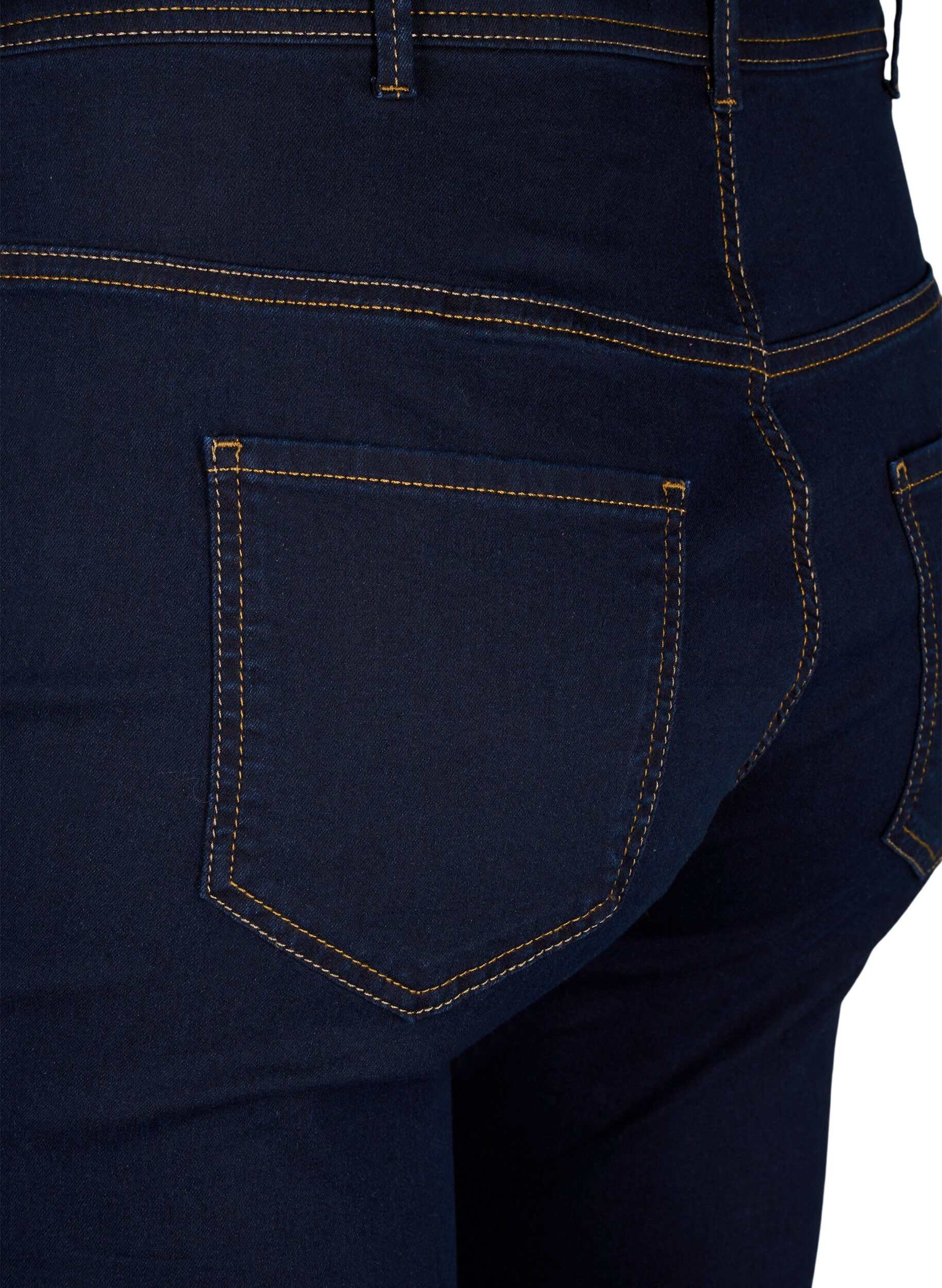 ZizziExtra slim fit Amy jeans met hoge taille, Blauw, Packshot image number 3