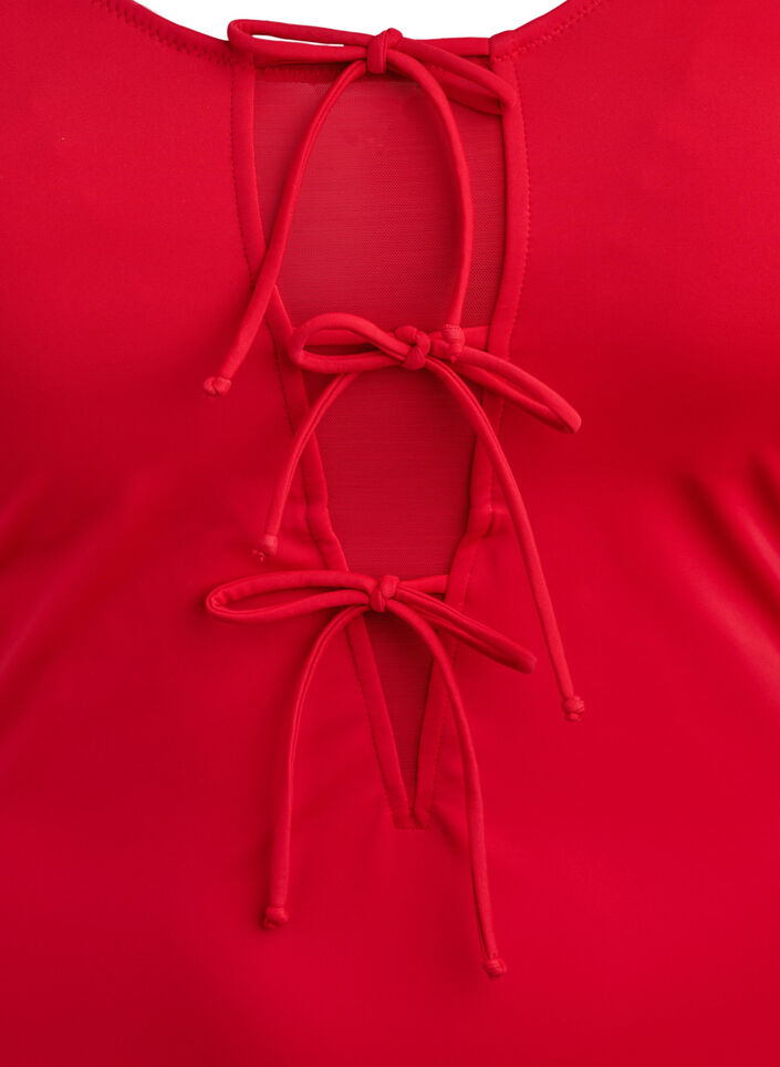 Badpak met strikken, True Red , Packshot
