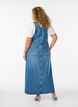 Robe en jean midi, Bleu, Model image number 1