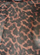 Mesh blouse met print, Bruin, Packshot image number 2