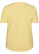 Katoenen T-shirt met print, Geel, Packshot image number 1