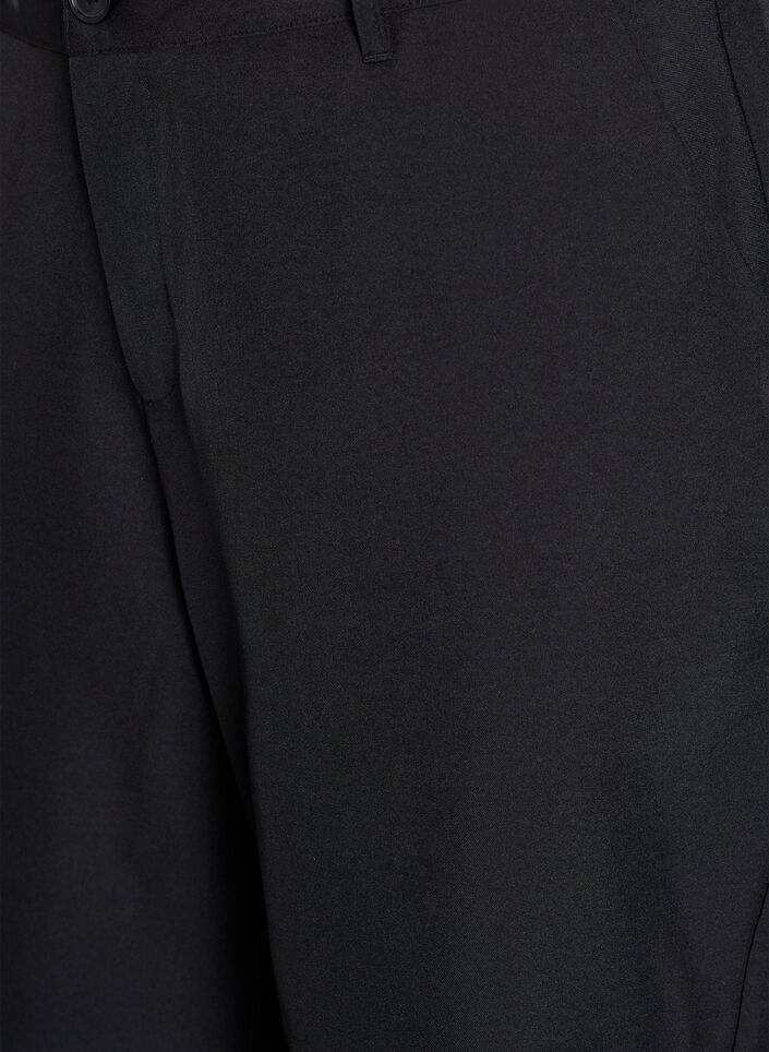 Bermuda Korte broek met hoge taille, Zwart, Packshot image number 2