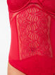 Bodystocking met kant- en satijndetail, Rood, Model image number 2