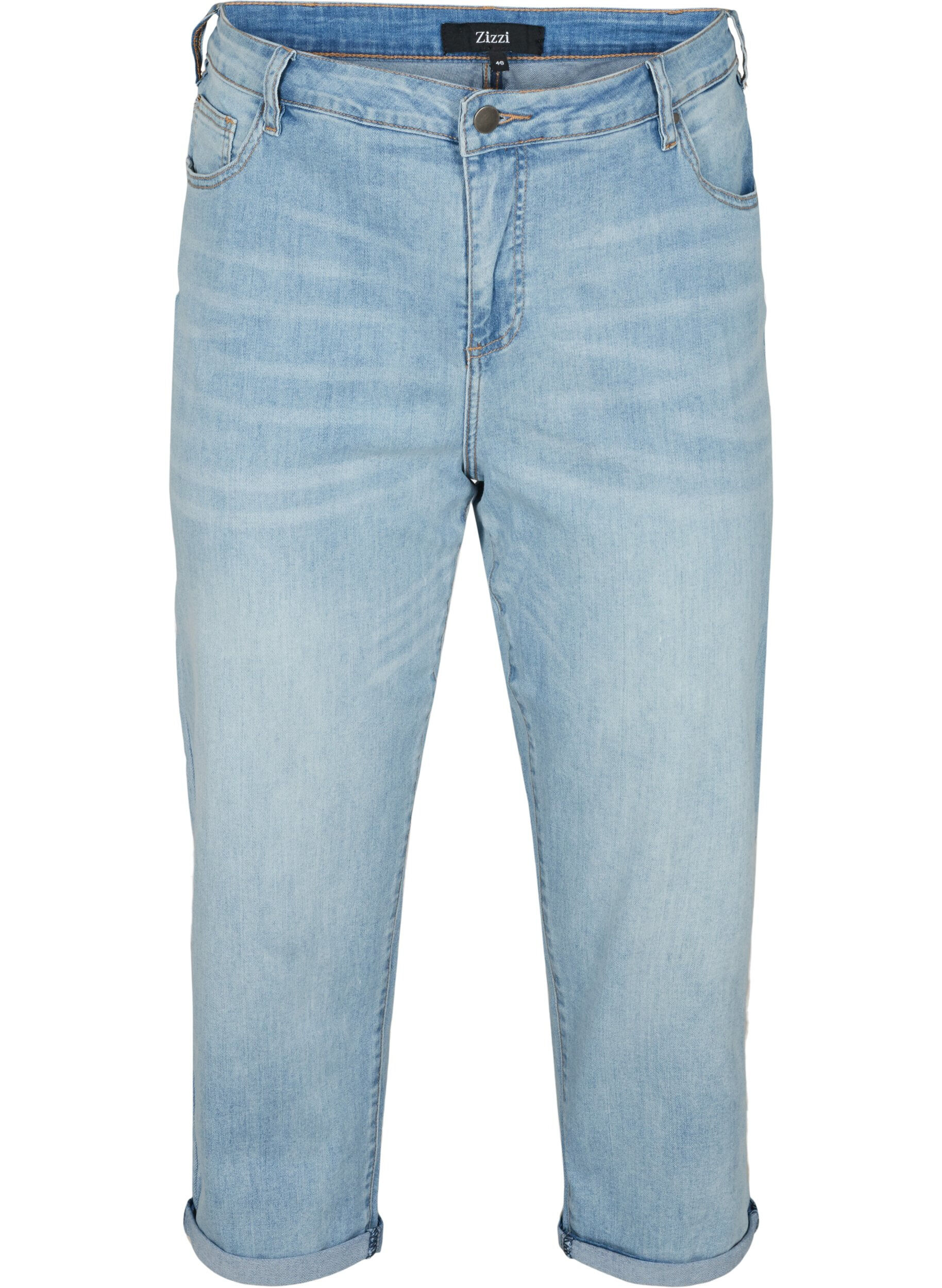 Zizzi7/8 jeans met hoge taille, Blauw, Packshot image number 0
