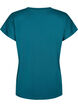 Losse trainingsshirt met v-hals, Groen, Packshot image number 1