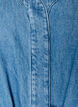 Denimjurk met V-hals en strikceintuur, Blauw, Packshot image number 2