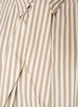 Gestreept overhemd met afneembare strik aan de hals, Beige, Packshot image number 2
