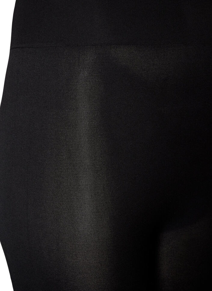 Naadloos fietsshortje, Zwart, Packshot image number 2
