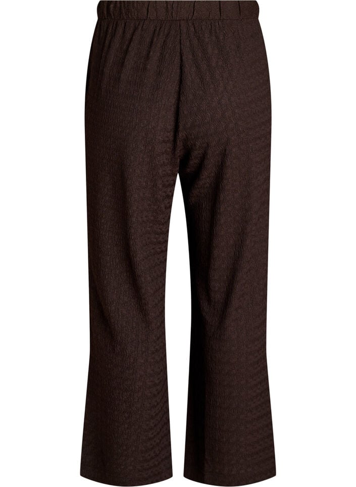 Broek met een golvende textuur, Bruin, Packshot image number 1