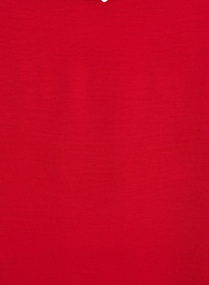 Top met een golvende zoom, Urban Red, Packshot