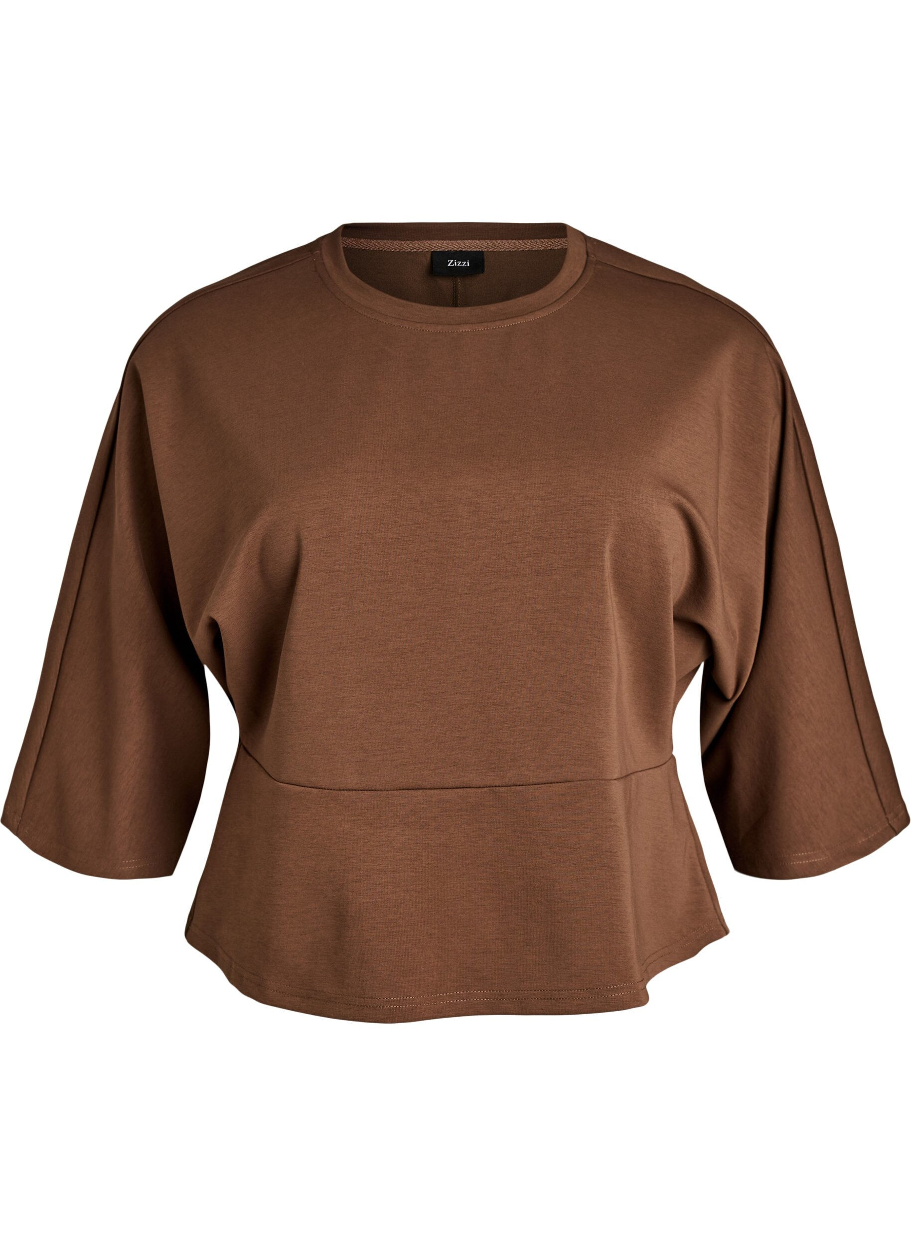 Blouse peplum avec manches longueur coude