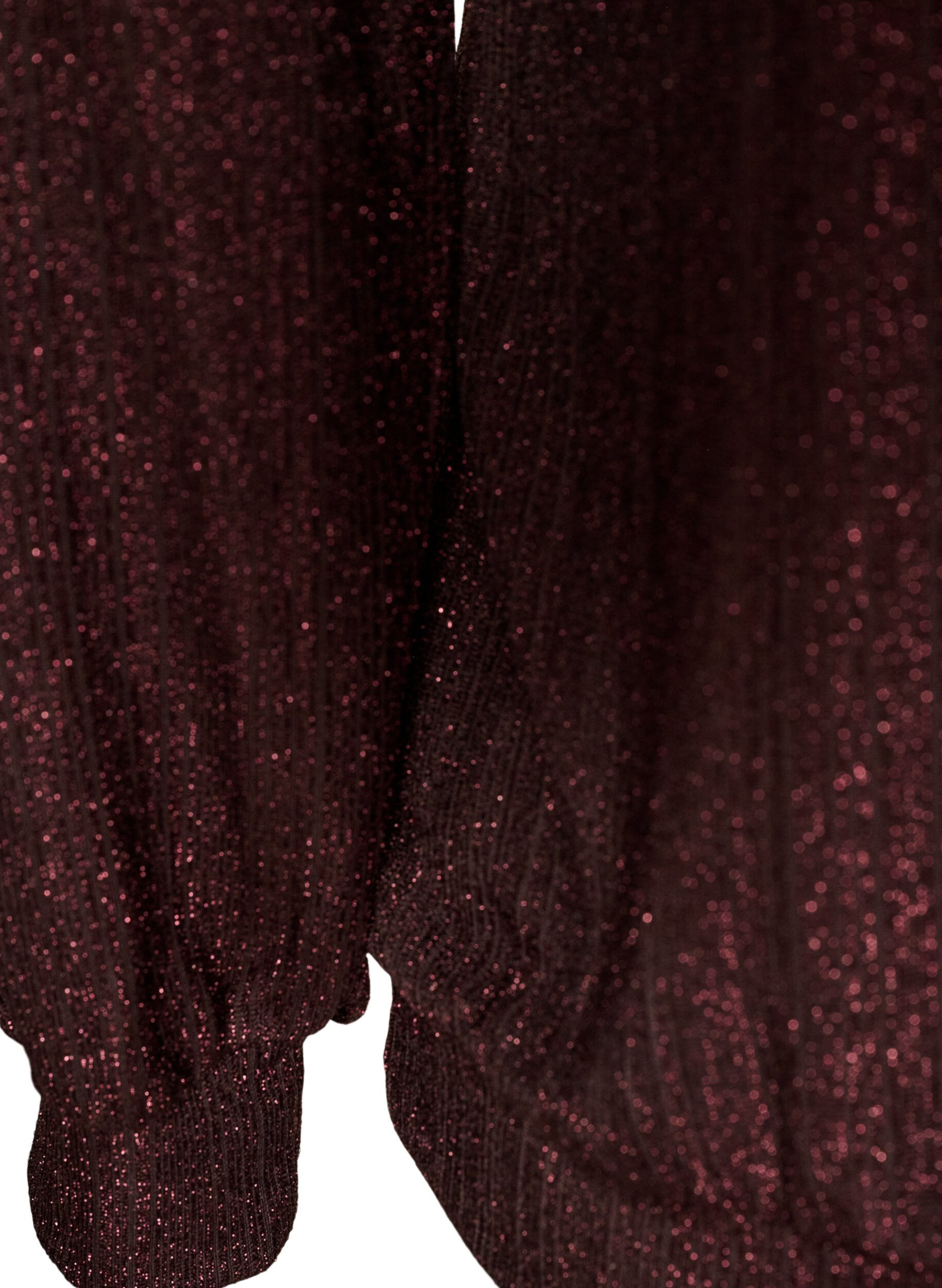 ZizziBlouse met verticale structuur en glitterdraad, Bruin, Packshot image number 3