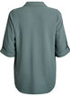 Shirt met 3/4 mouwen en borstzakken, Groen, Packshot image number 1