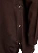 Gebreide blouse met knoopsluiting aan de zijkant, Bruin, Packshot image number 3