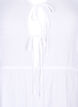 A-lijn viscose tuniek met veterdetail, Wit, Packshot image number 2