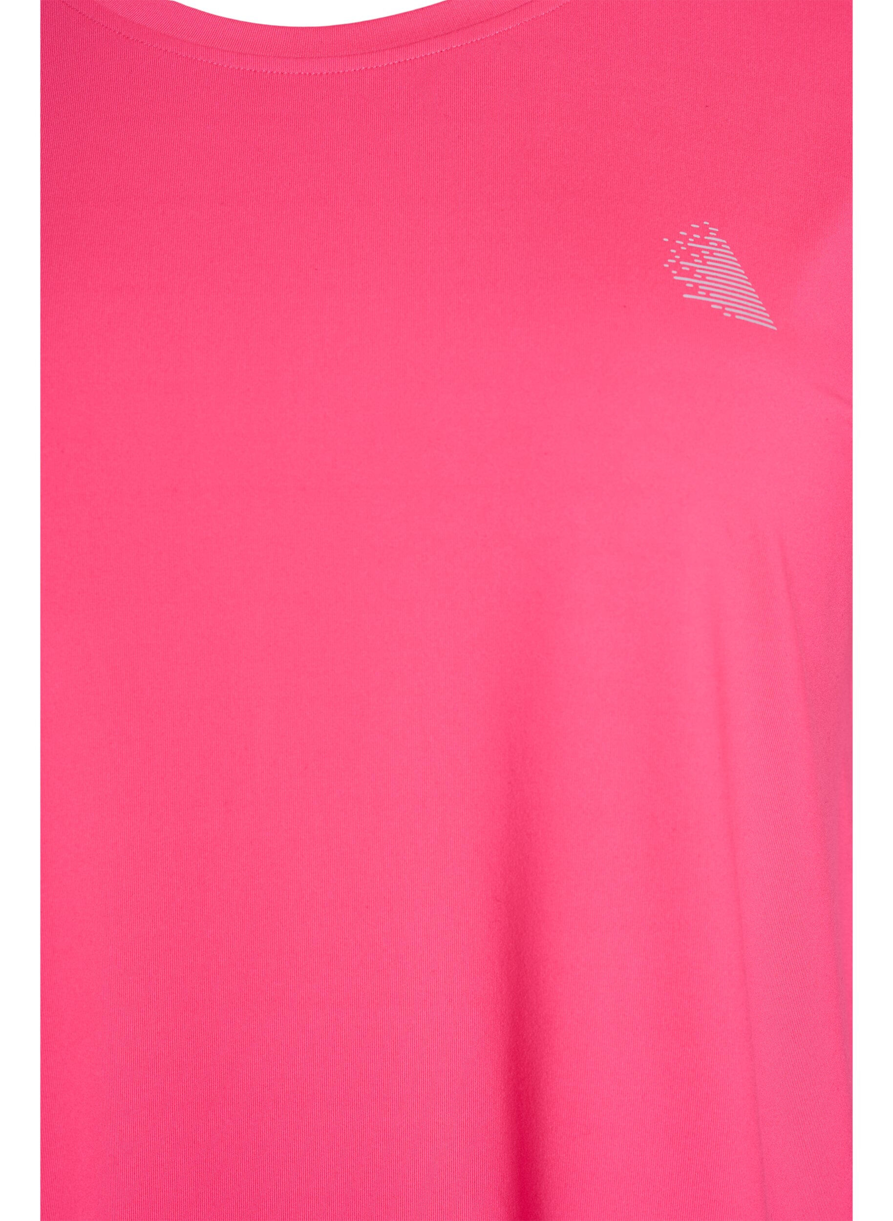 ZizziEffen gekleurd trainingsshirt, Roze, Packshot image number 2
