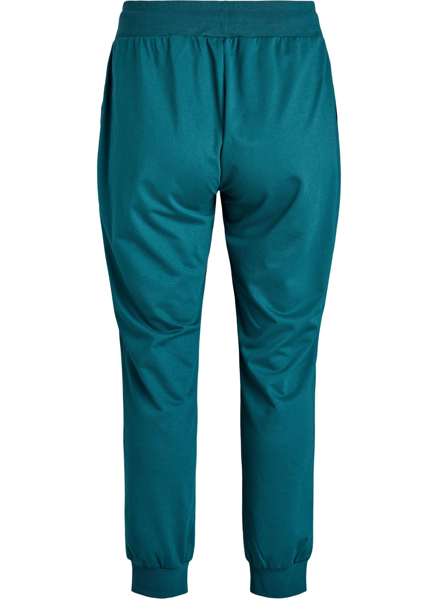 Zizzi Pantalon de sport ample avec des poches, Vert, Packshot image number 1