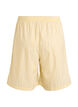 Gestreepte shorts met een hoge taille en los pasvorm, Geel, Packshot image number 1