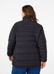 Korte puffer jas met zakken, Zwart, Model image number 2