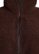 Sportieve teddy fleece jas met ritssluiting, Bruin, Packshot image number 2