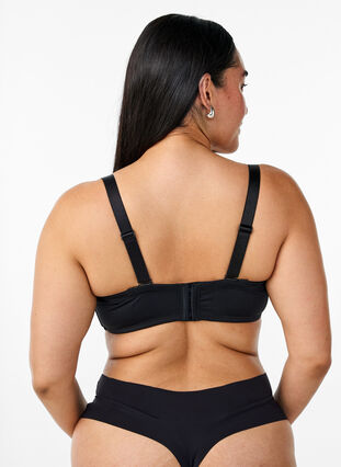 ZizziStrapless beha met beugel, Zwart, Model image number 2