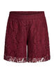 Luchtige kanten shorts, Donker Bordeaux, Packshot image number 0