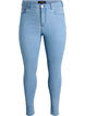 Jean Amy taille haute coupe super slim, Bleu Clair, Packshot image number 0