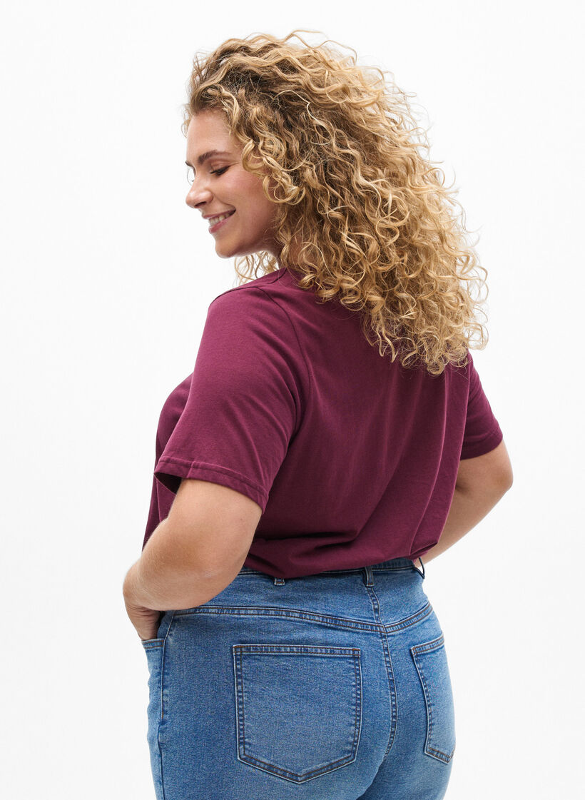 FLASH - T-shirt met print, Rood, Model image number 2