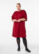T-shirtjurk van jersey met zijsplitten, Rood, Model image number 1