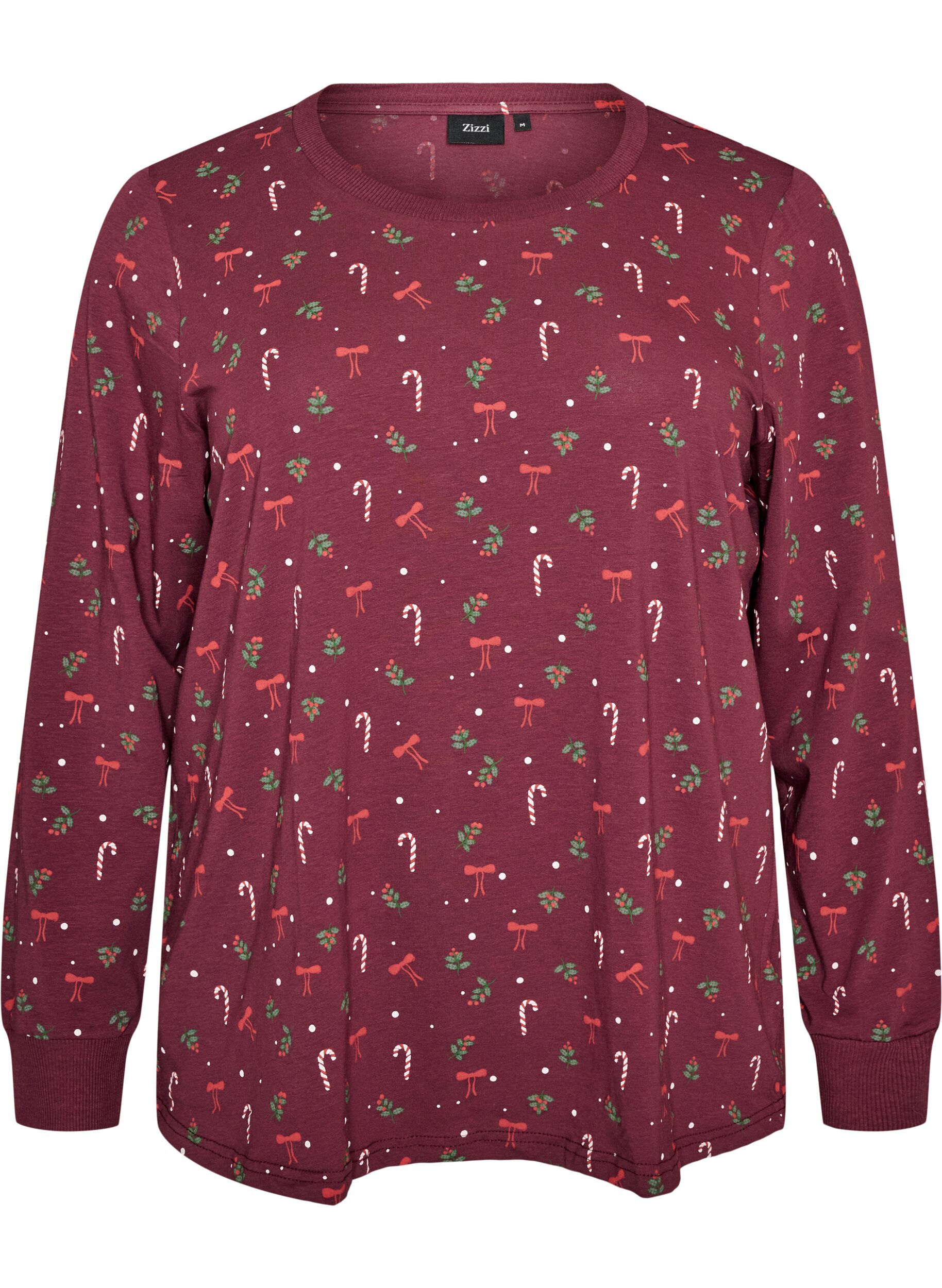 Nachtblouse met een print