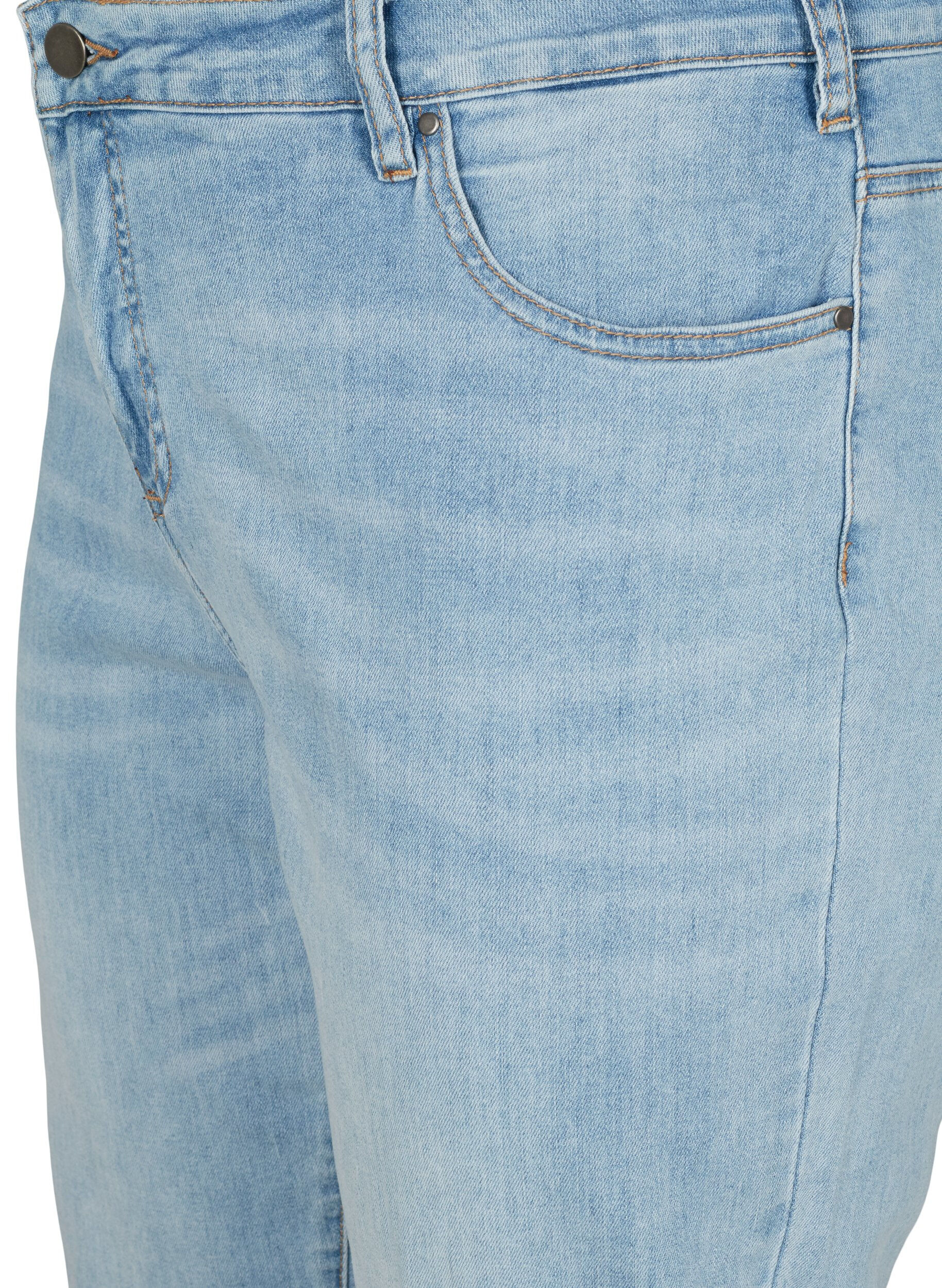 Zizzi7/8 jeans met hoge taille, Blauw, Packshot image number 2