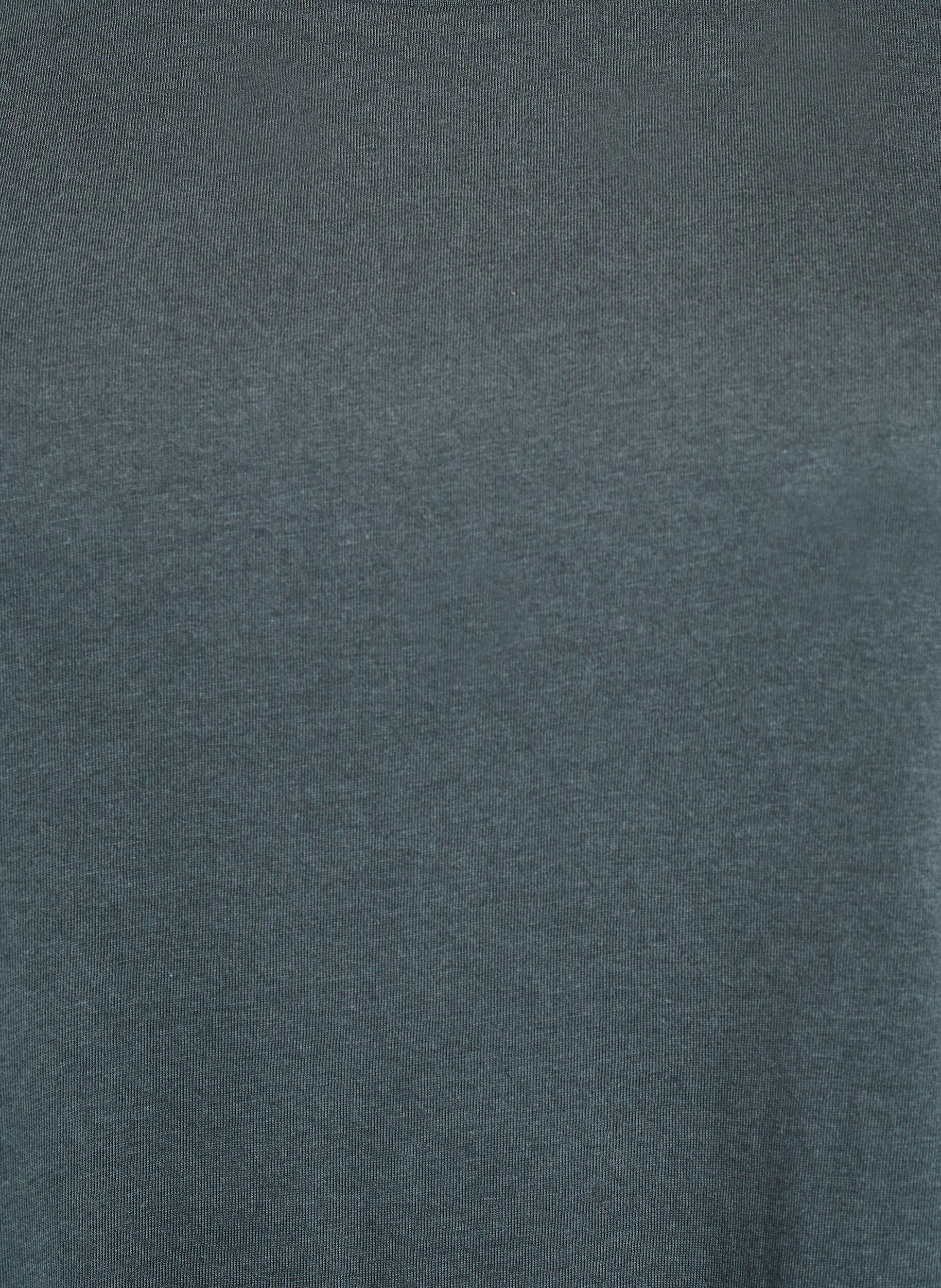 ZizziT-shirt met korte mouwen van katoenmix, Groen, Packshot image number 2