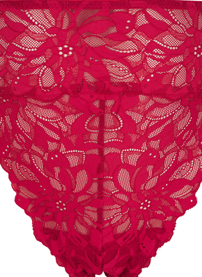 Kantstring met een normale taille, Rhythmic Red, Packshot
