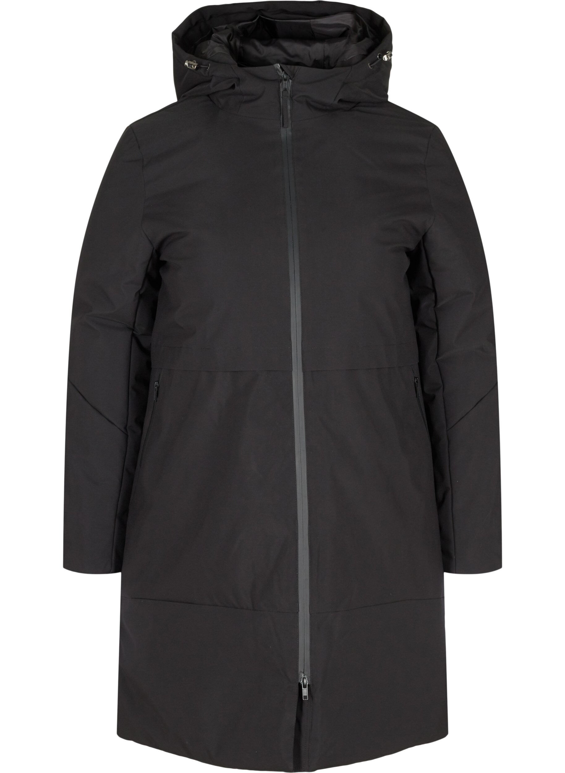 Winterjas met verstelbare taille