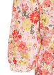 Bloemen midi-jurk met broderie anglaise en een strikriem, Roze, Packshot image number 3