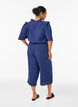 Culotte broek van katoen met hoge taille, Blauw, Model image number 1