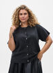 Gebreide kleding vest met korte mouwen, Grijs, Model image number 0