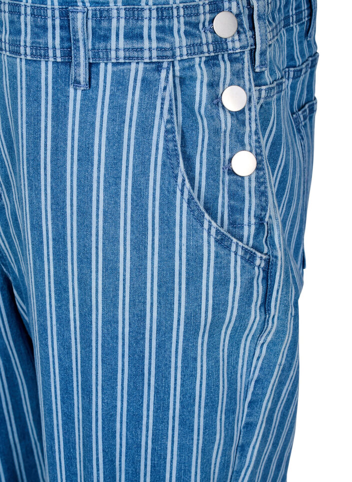 Denim overalls, L. B. D. Stripe, Packshot