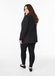 Leggings met glitterstreep en splits, Zwart, Model image number 2