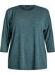 FLASH – Jersey blouse met 3/4 mouwen, Groen, Packshot image number 0