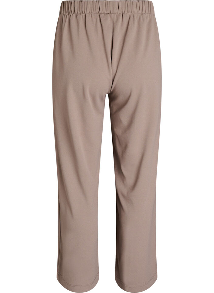 Broek met wijde pijpen, Beige, Packshot image number 1
