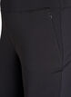 Stijlvolle workout broek met een lichte flare, Zwart, Packshot image number 2