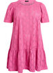Korte jersey jurk met oogjespatroon, Roze, Packshot image number 0