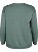 Sweatshirt met motief aan de voorkant, Groen, Packshot image number 1