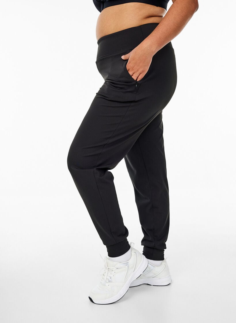 Joggers met zakken, Black, Model