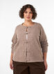 Cardigan met knoopsluitingen, Beige, Model image number 0